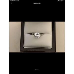 Stunning New 2 Ct. Round Solitaire Engagement/Bridal  Ring Sz 8